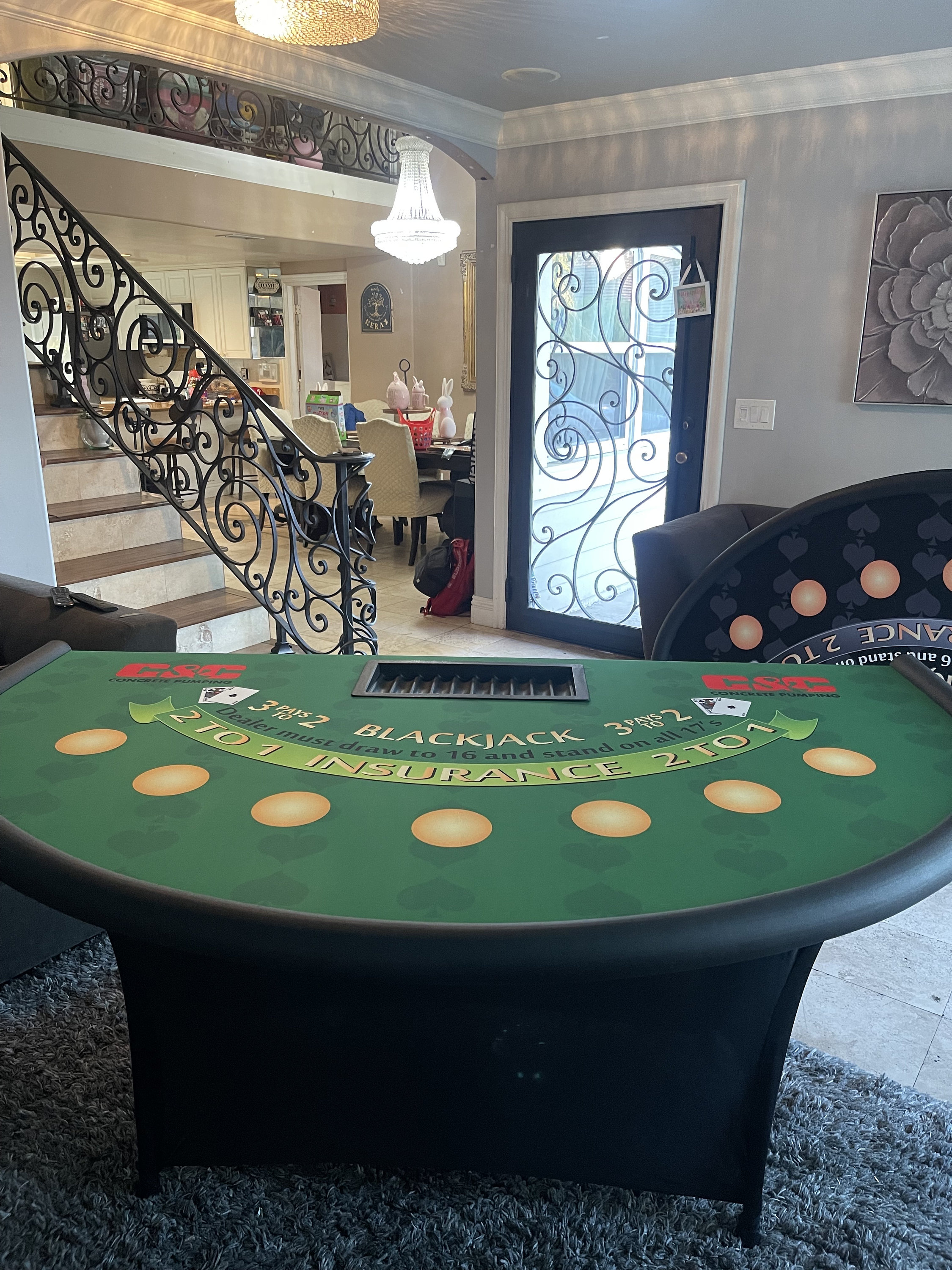 コレクション Real black jack table Deluxe Modern Blackjack Table | Blackjack Tables and Table Tops