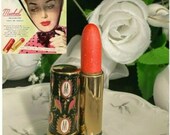 Vintage Collectible MICHEL De LUXE Paris NY London Lipstick Ornate tube jingle pearl new