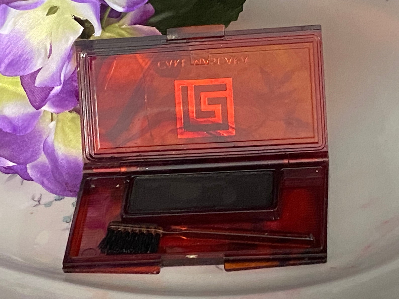 Vintage Revlon CAKE MASCARA Compact Collectible Black New Etsy