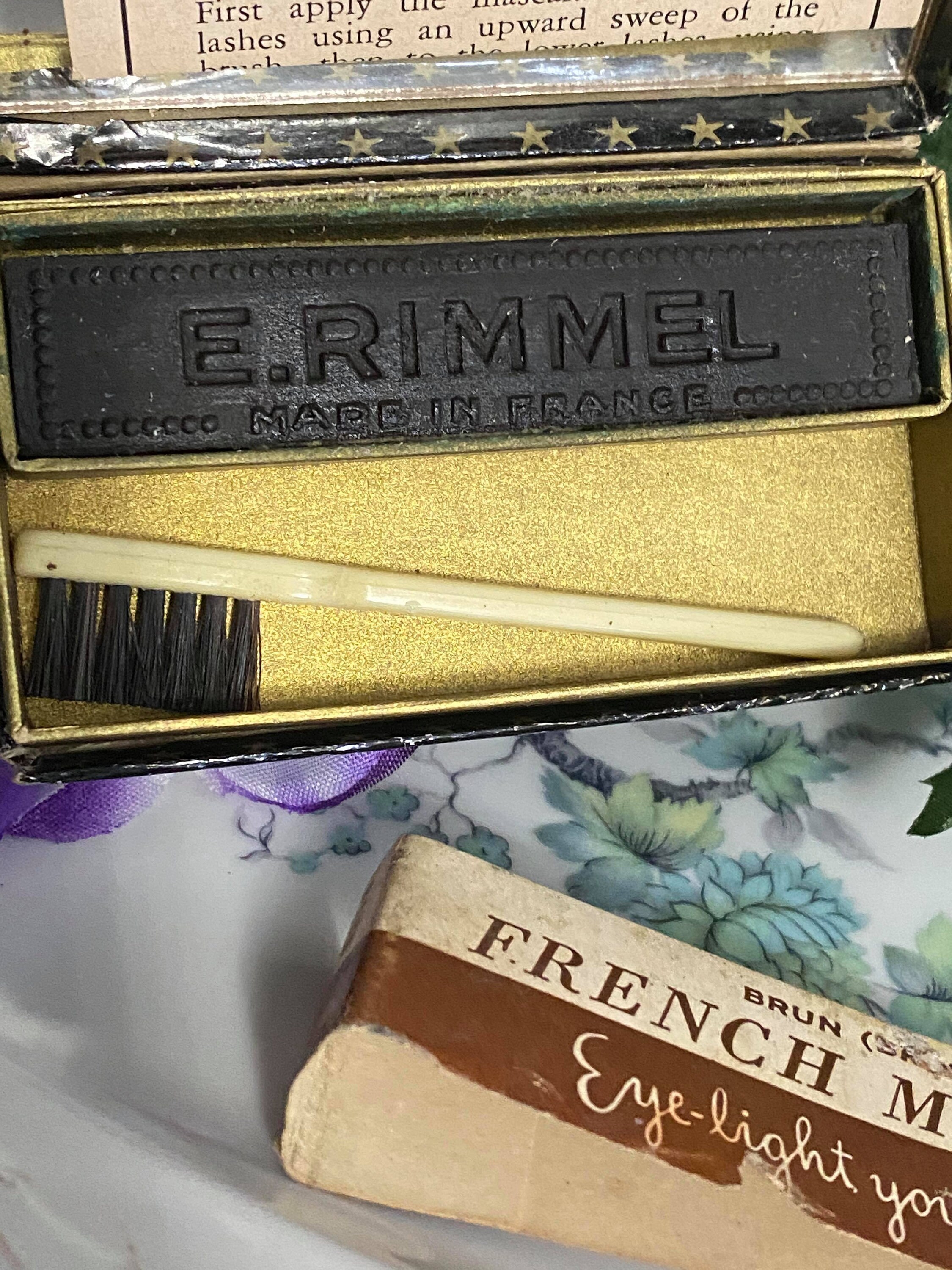 Vintage collectible RIMMEL Compact Cake Mascara Eye Lash Etsy