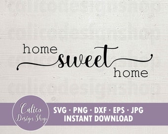 Hogar Dulce Hogar SVG - Archivo SVG de granja - Archivo SVG Hogar Dulce Hogar para Cricut - Png, Jpg, Dxf, Eps, Svg