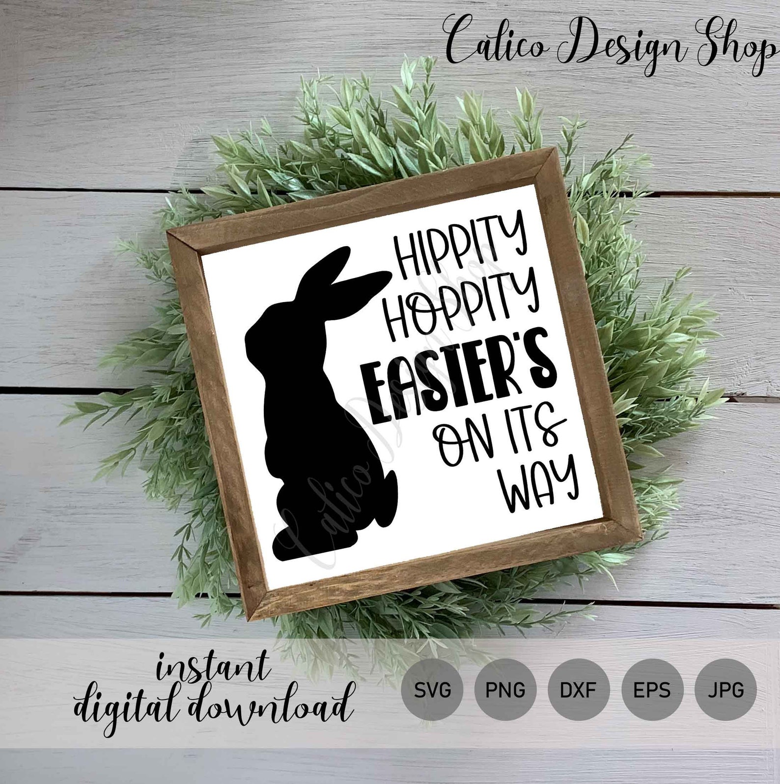 Hippity Hoppity Easter's on Its Way SVG File for Cutting - Etsy