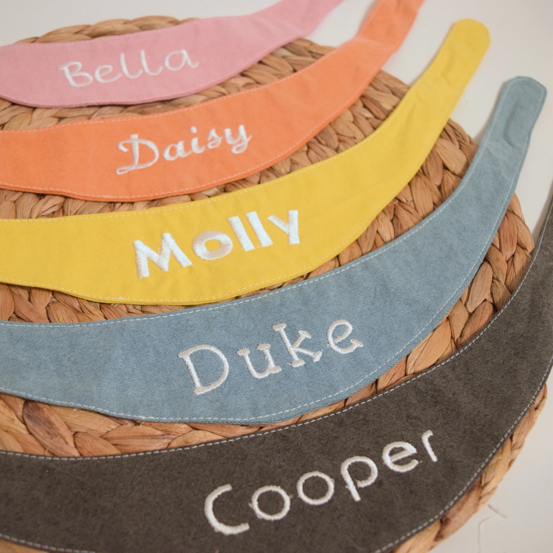 Custom Dog Scarf / Personalized Dog Scarf / Dog Accessories