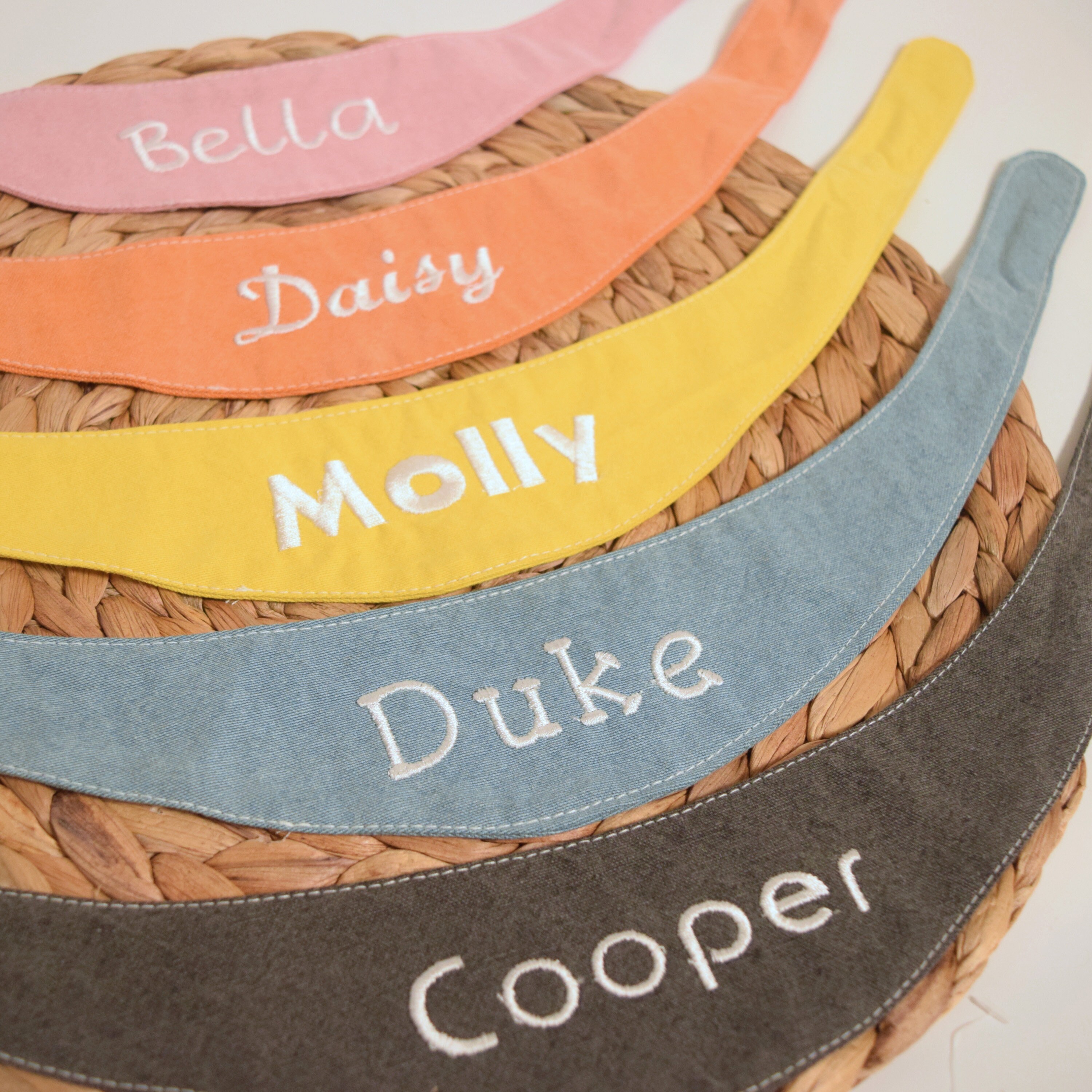 Custom Dog Scarf / Personalized Dog Scarf / Dog Accessories