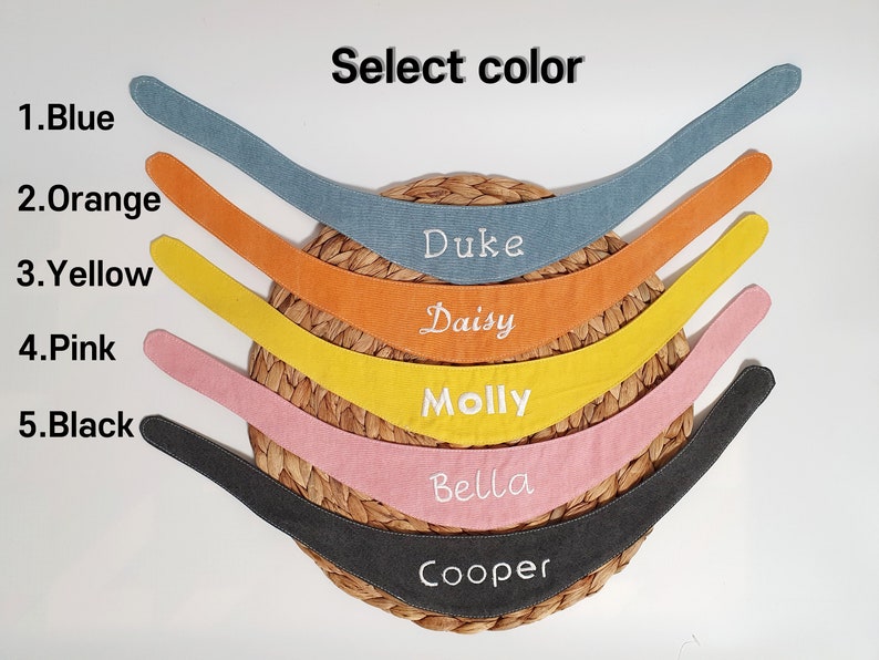 Custom Dog Scarf / Personalized Dog Scarf / Dog Accessories