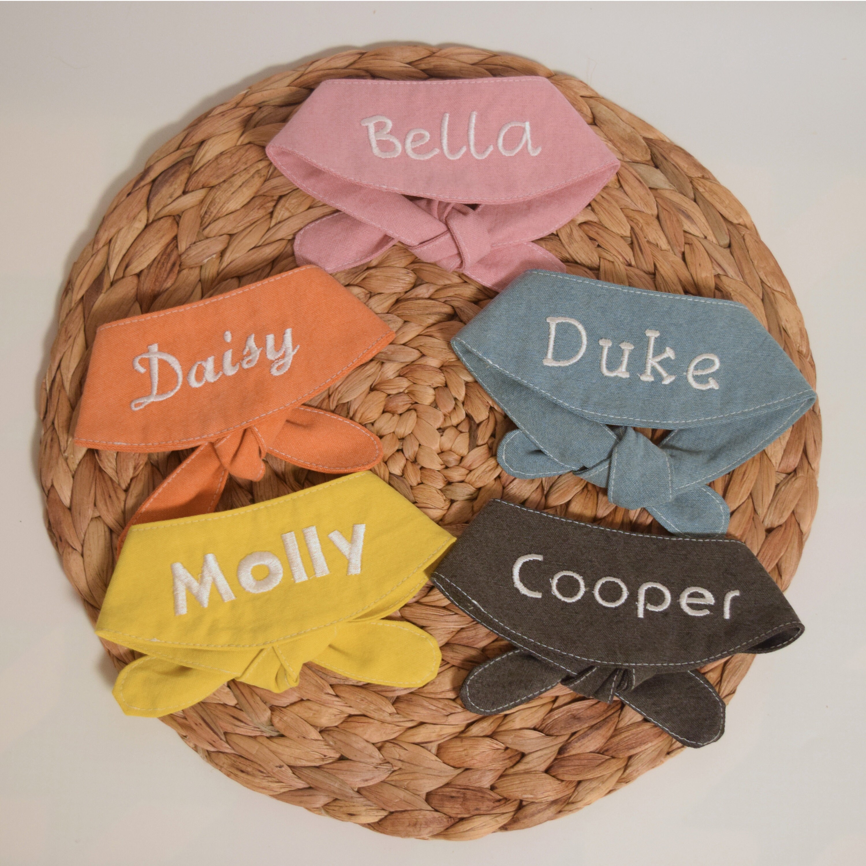 Custom Dog Scarf / Personalized Dog Scarf / Dog Accessories