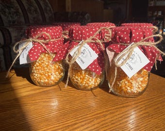 Farm Fresh Popcorn by the Pint Jar - Singletree Farm & Florals
