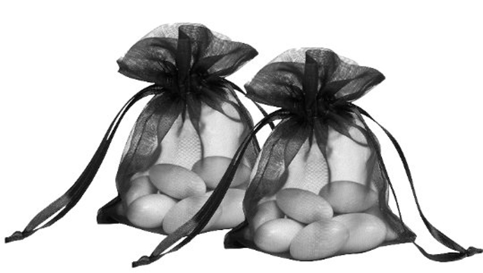 Set of 10 Organza Gift Bags Large 4x6 Party Wedding Baby Etsy