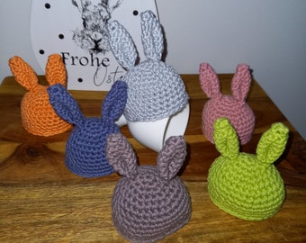 gehäkelte Eierwärmer - Hasen - Osterhasen