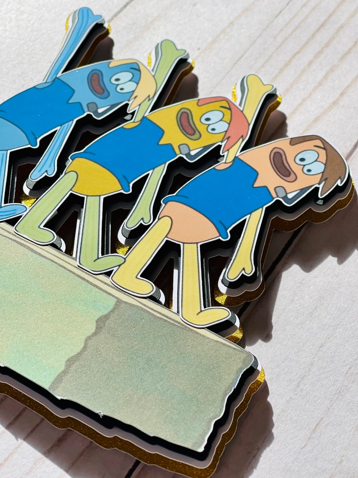 Boys Who Cry Cake Topper Pearl SpongeBob Centerpiece Etsy