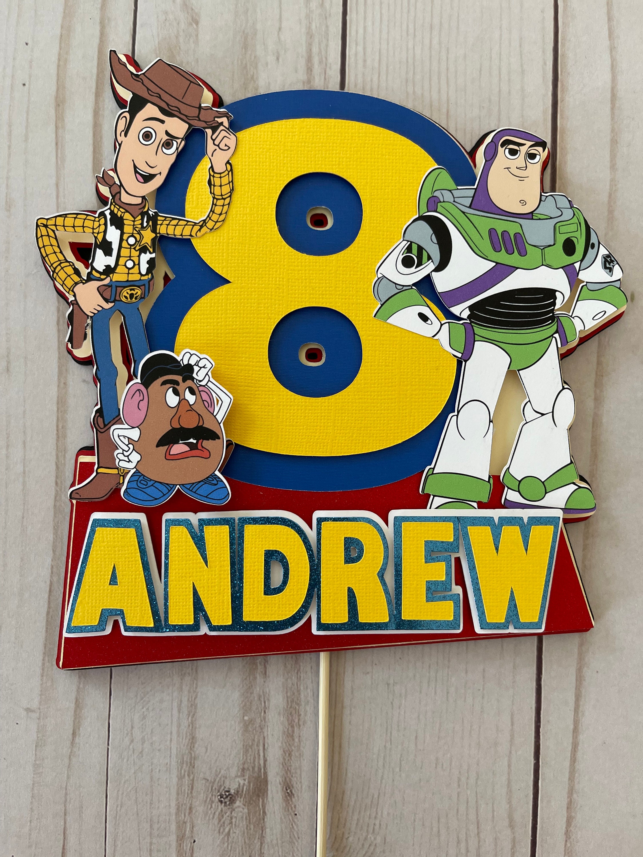 Toy Story Cake Topper Woody Cake Topper Buzz Lightyear | Etsy