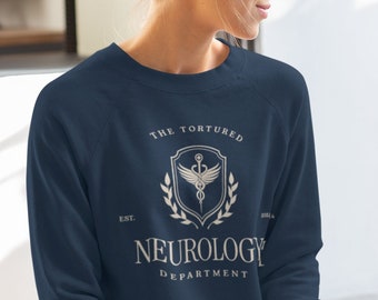 Sudadera del Departamento de Neurología torturada, sudadera de enfermera de neurología, sudadera de enfermera neuro, linda sudadera CNA