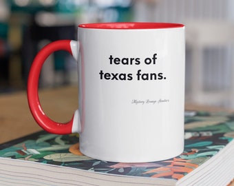 Mug drôle de fans des Larmes du Texas
