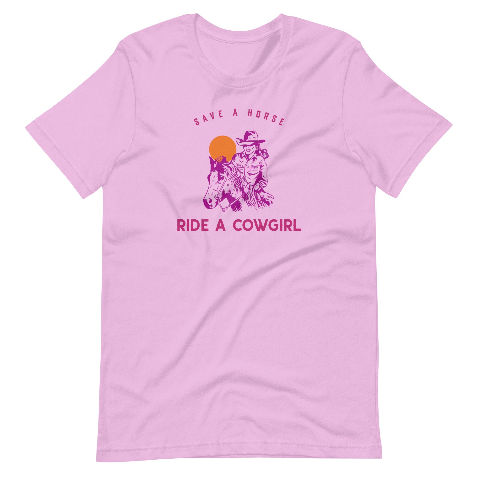 Save a Horse Ride a Cowgirl Shirtlesbian Pride Shirt Gay Etsy
