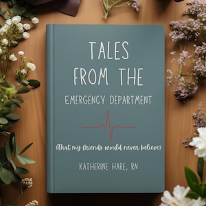 Tales from the ER – Funny ER Nurse Journal, Personalized Emergency Room Gift, Shift Notes, Nurse Humor Notebook, ER Tech Notebook