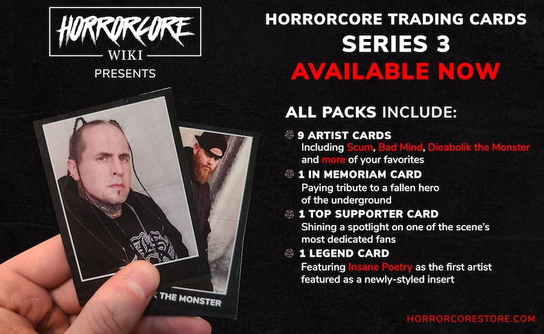 Horrorcore Trading Cards Series 3 image 0