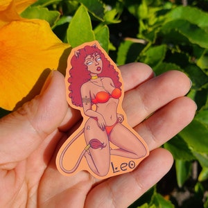 Leo Zodiac Holographic Sticker | Vinyl Stickers | Astrology Stickers | Zodiac | Astrology | Leo
