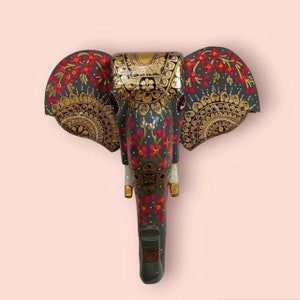 esquema de cabeza de elefante simple