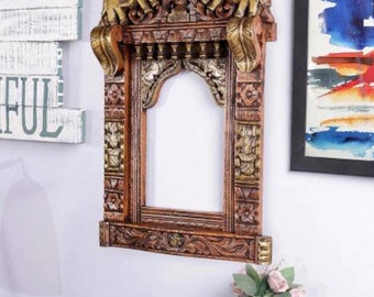 Handmade Mirror Work Decorative Rickshaw Home Decor Exotic Ethnic Traditional