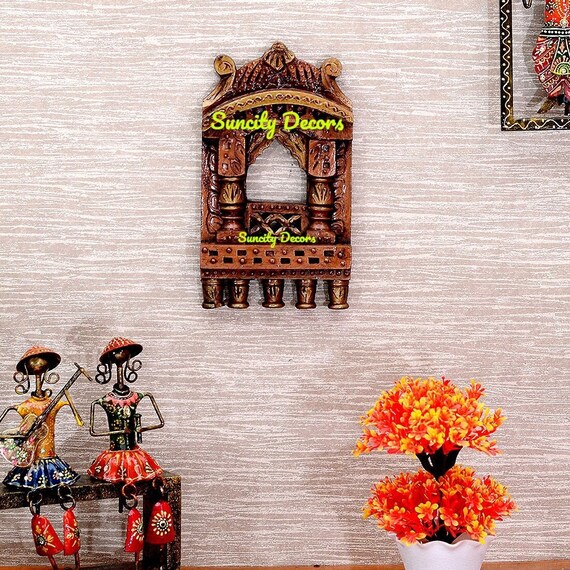 Buy Traditional Wooden Mini Jharokha Rajasthani Style Hand carved