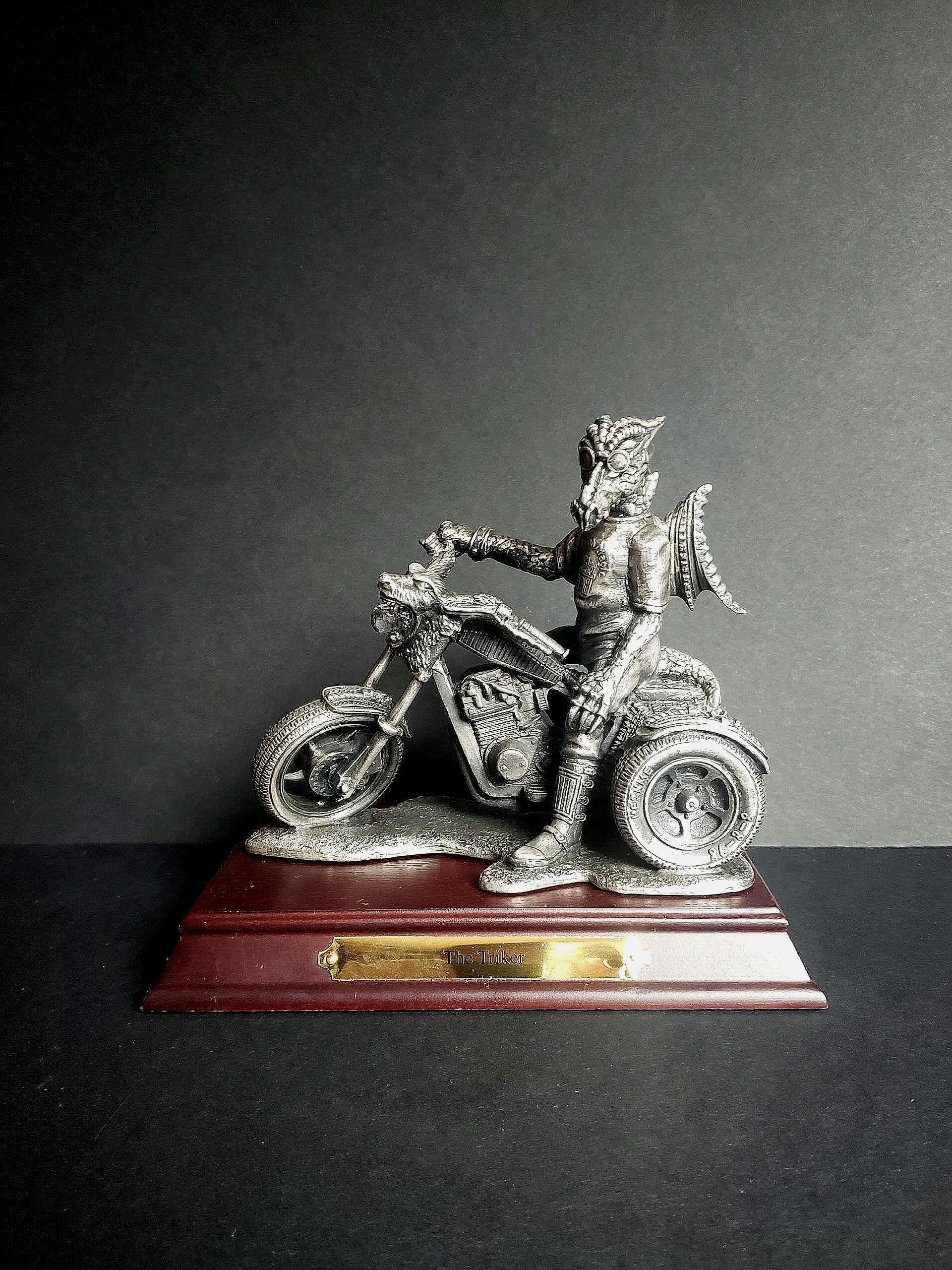 新品未開封　Tudor Mint 社フィギュア　Draco Fenestra The Triker. Tudor Mint 3335. Myth and Magic Vintage Pewter
