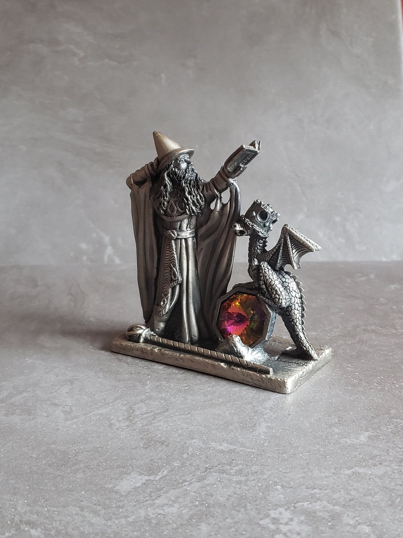 The Wrong Spell, the Tudor Mint, Myth and Magic Vintage Pewter