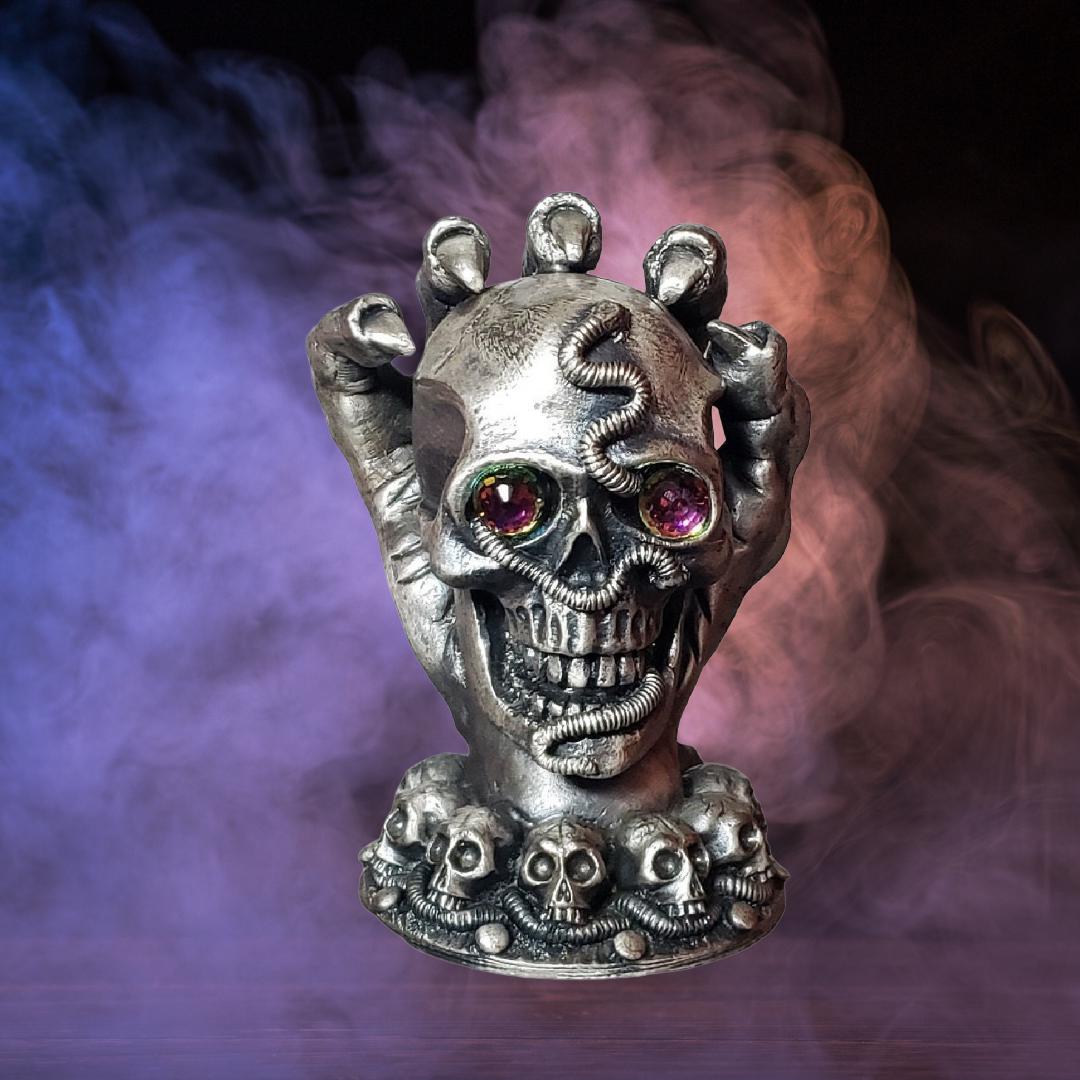 The Keeper of the Skull Tudor Mint Myth and Magic Vintage Pewter