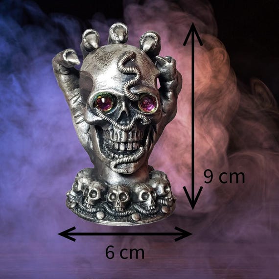 The Keeper of the Skull Tudor Mint Myth and Magic Vintage Pewter