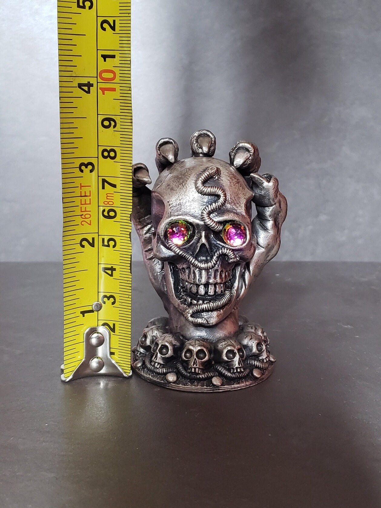 The Keeper of the Skull Tudor Mint Myth and Magic Vintage Pewter