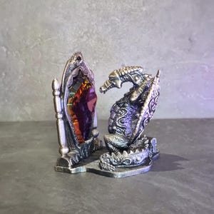 Dragon Pewter Figurine. the Spell Keeper. Mystic Legends Evergreen 