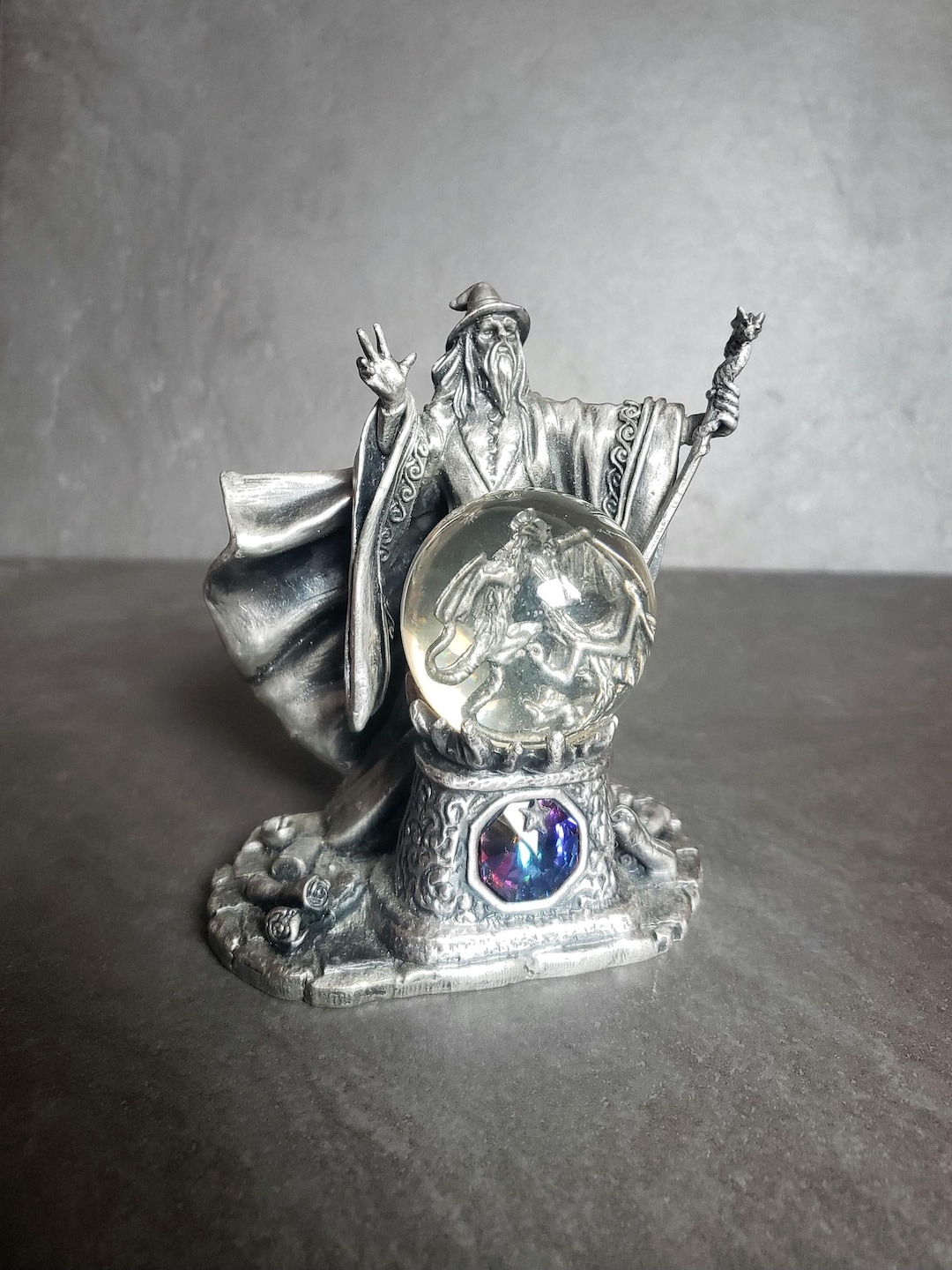 The Duel. the Tudor Mint 3946. Myth and Magic Vintage Pewter Rare