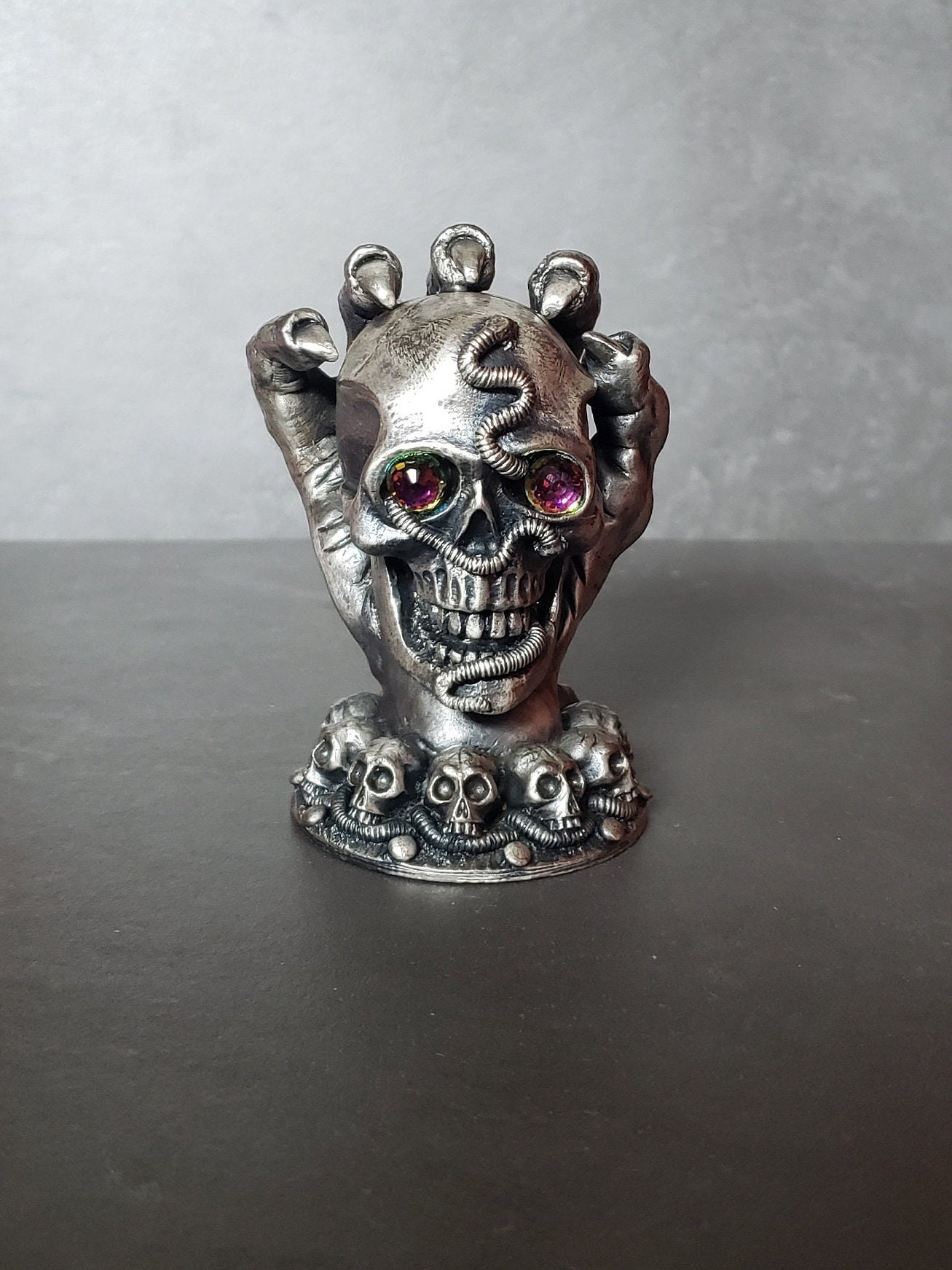 The Keeper of the Skull Tudor Mint Myth and Magic Vintage Pewter