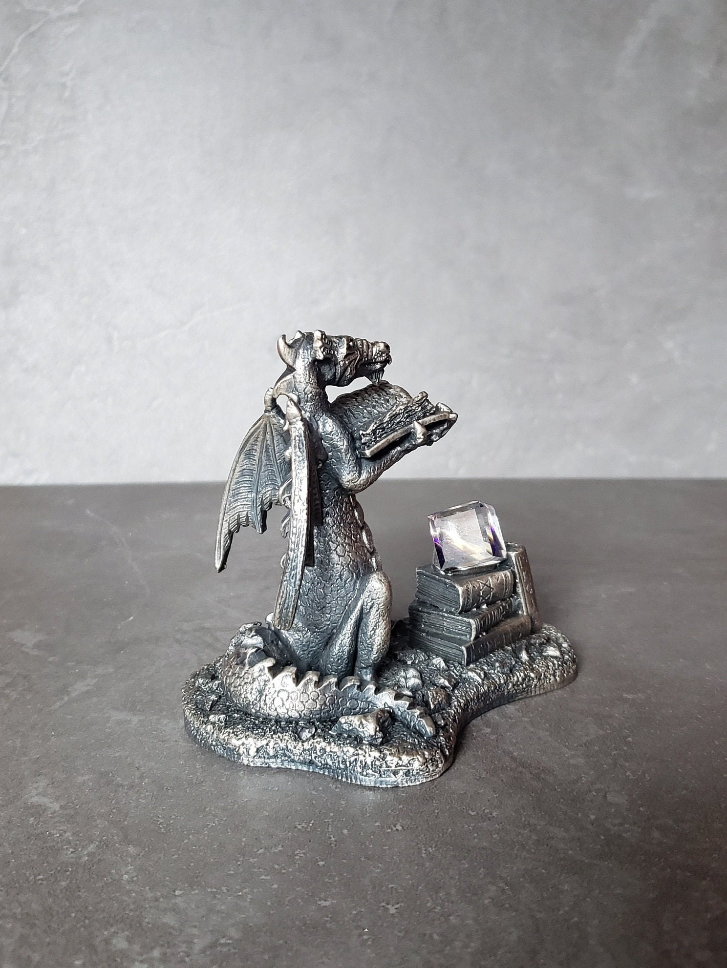 The Dragon of Wisdom the Tudor Mint Myth and Magic Vintage Pewter