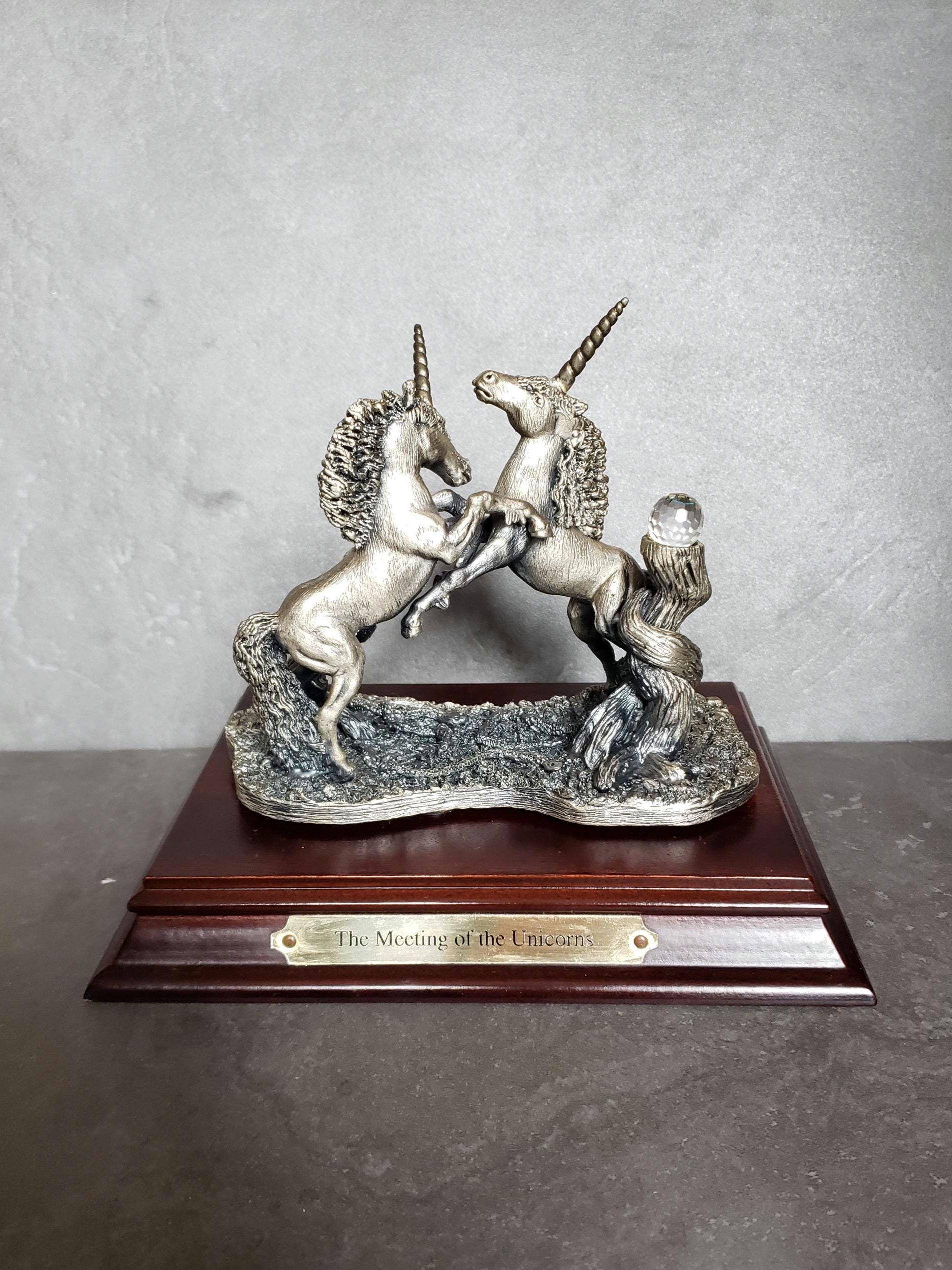 Ashton And Finch Sottobicchiere In Legno Con Unicorno Inciso - "I Believe In Unicorns" - Regalo Magico - 5