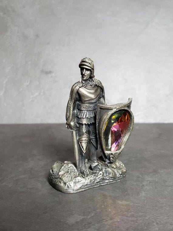 Sir Lancelot Fantasy and Legend the Tudor Mint Knight With Crystal