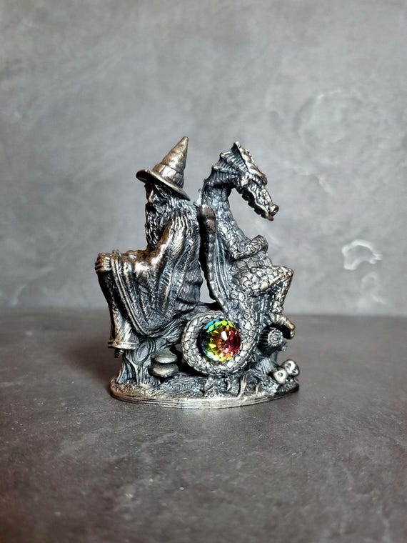 Contemplation CC07 the Tudor Mint Myth and Magic Vintage Pewter