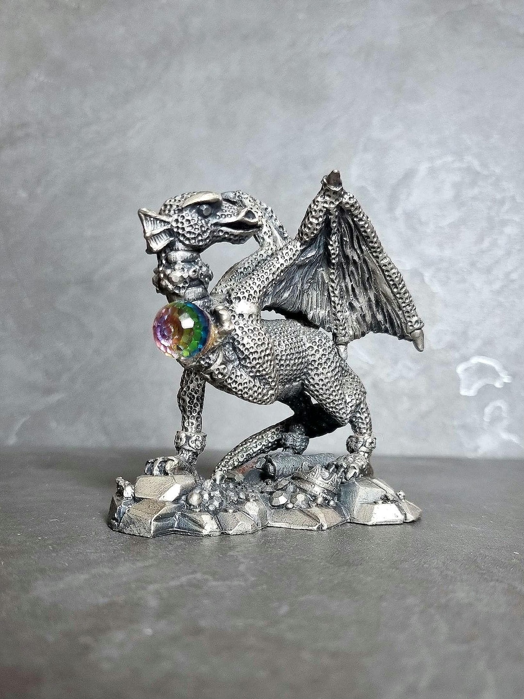 天然石トロレアイトの龍　置物　彫り物G.118 天然石トロレアイトの龍 置物 彫り物G.118