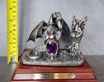 2119様感謝‼️Dragon ＆福ガラスオブジェGOLD Dragon木製台座付 Macau_2024_12oz_Gold_Dragon__3