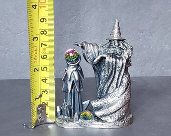 The Crystal Spell 3076. Myth and Magic Vintage Pewter