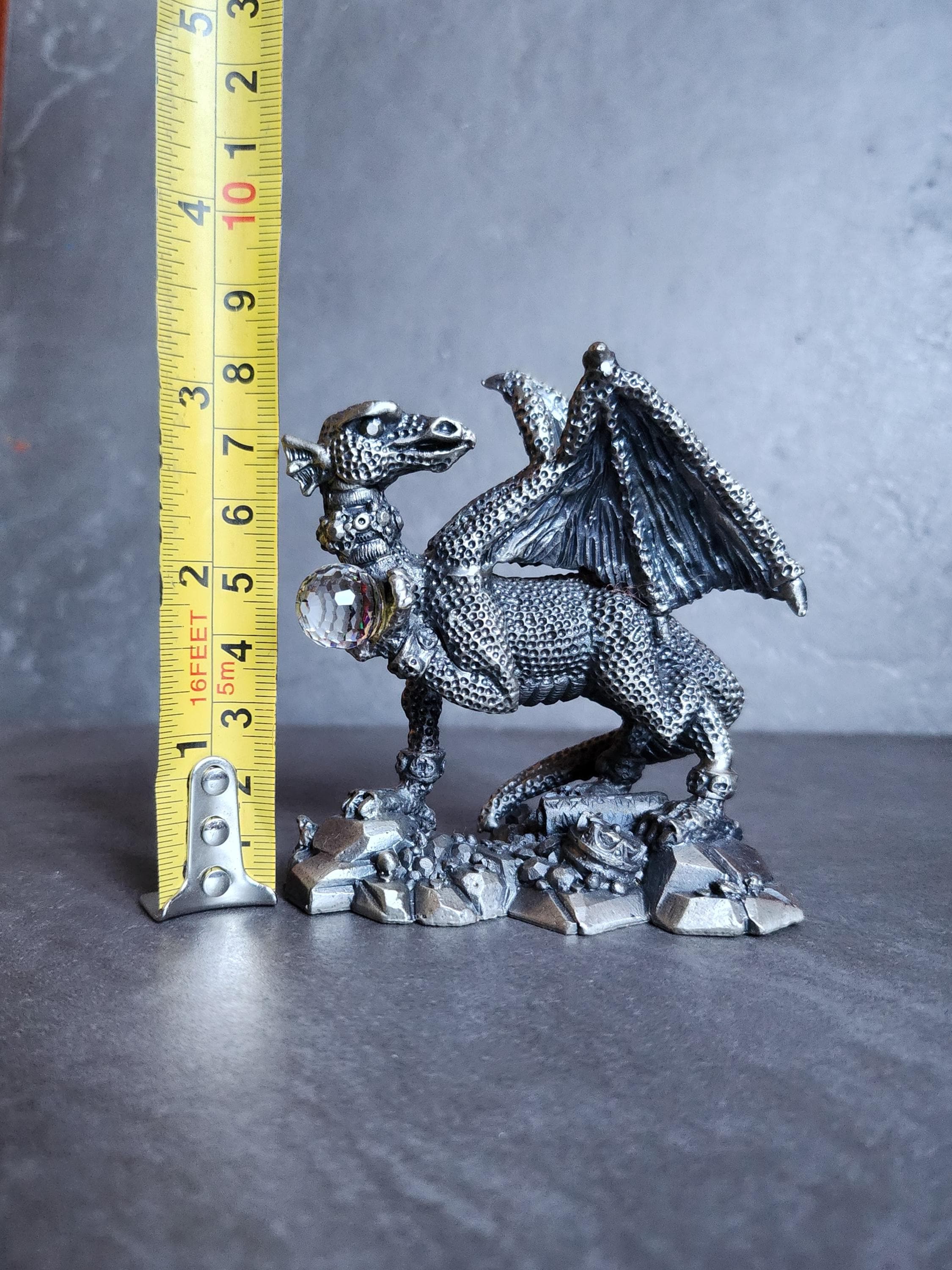 The Jewelled Dragon, Tudor Mint Myth and Magic Vintage Pewter