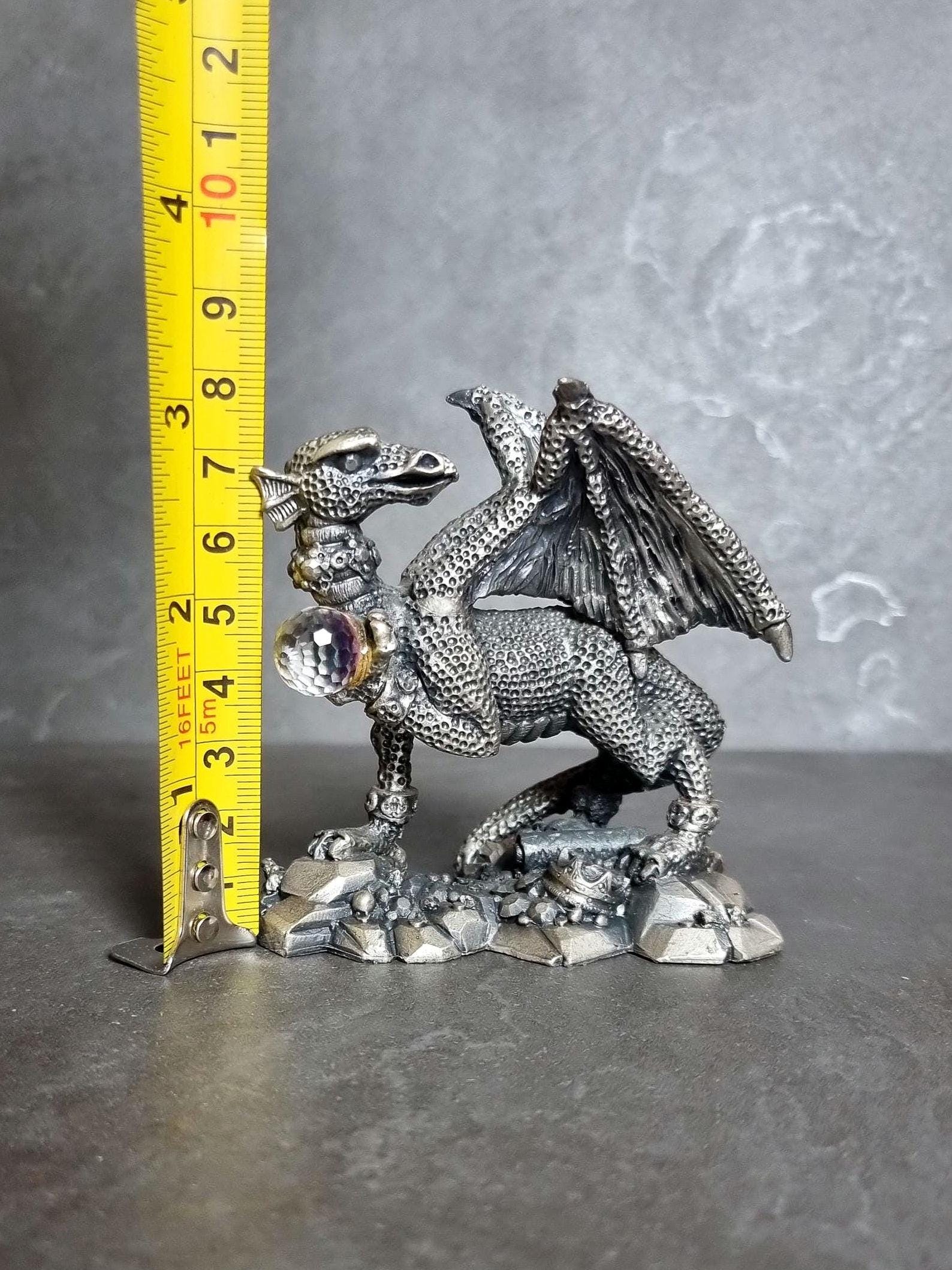 The Jewelled Dragon, Tudor Mint Myth and Magic Vintage Pewter
