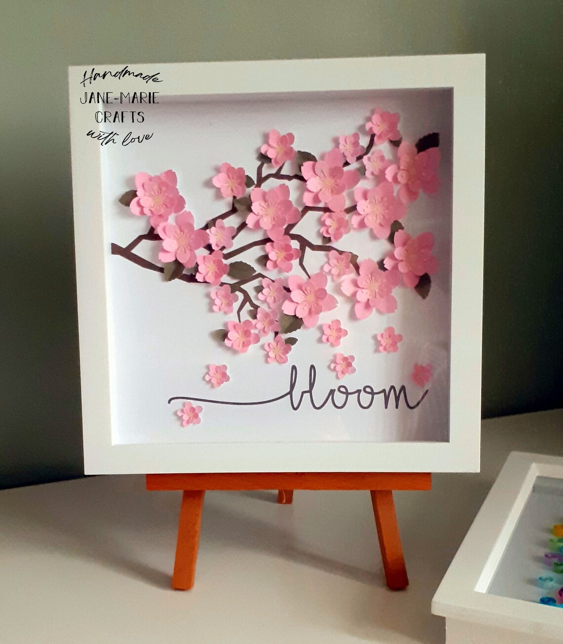 Handmade Cherry Blossom Framed Art Etsy