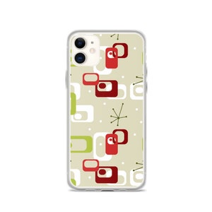 Retro Pattern Samsung Galaxy Case with Mid Century Modern style & 1950's vintage inspired abstract geometric patterns.