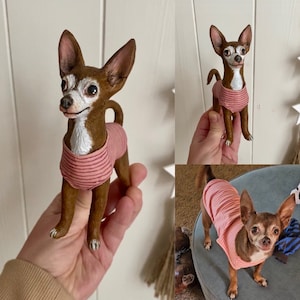 custom made pet dog sculpture pet memorial bild 7