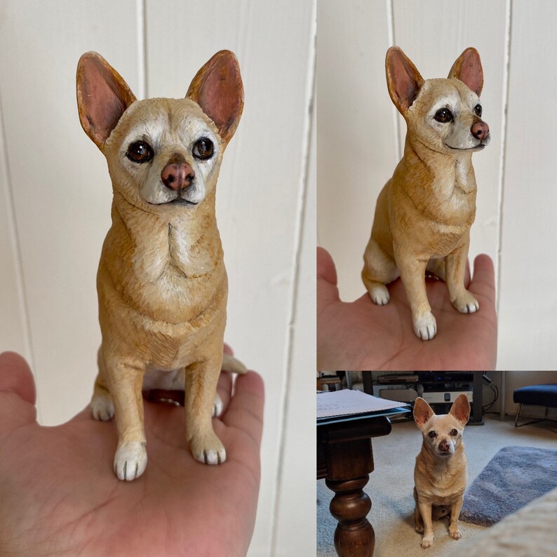 custom made pet dog sculpture pet memorial bild 6