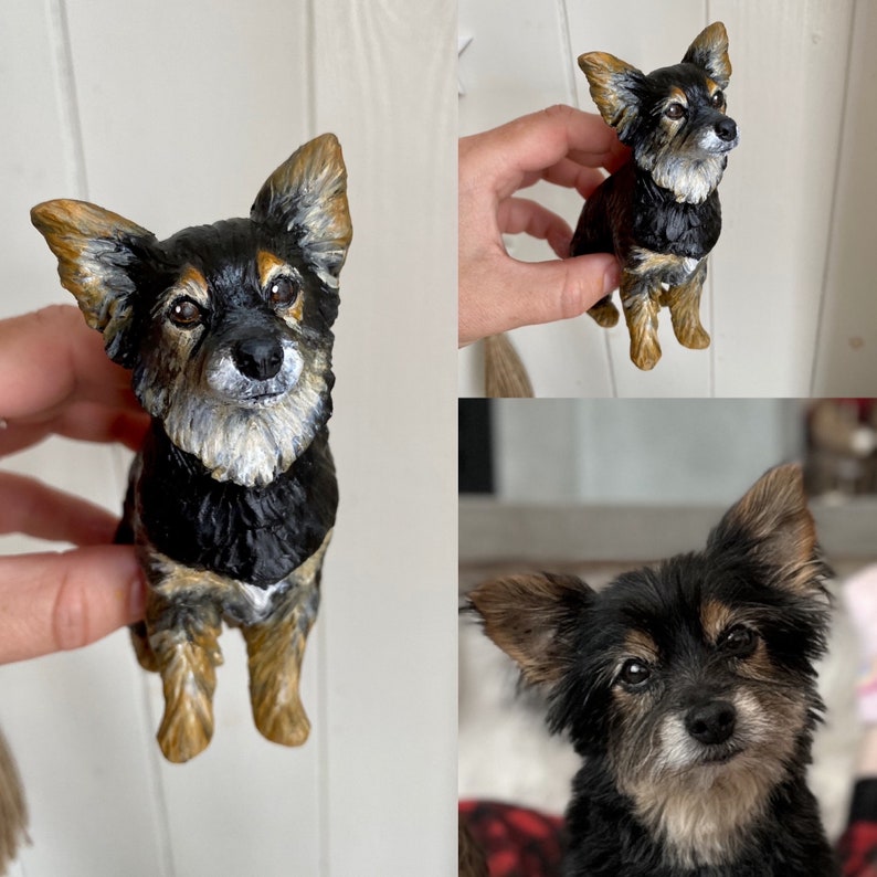 custom made pet dog sculpture pet memorial bild 3
