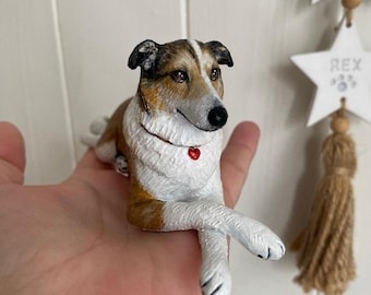 Polymer clay personalised custom made pet replica sculpture