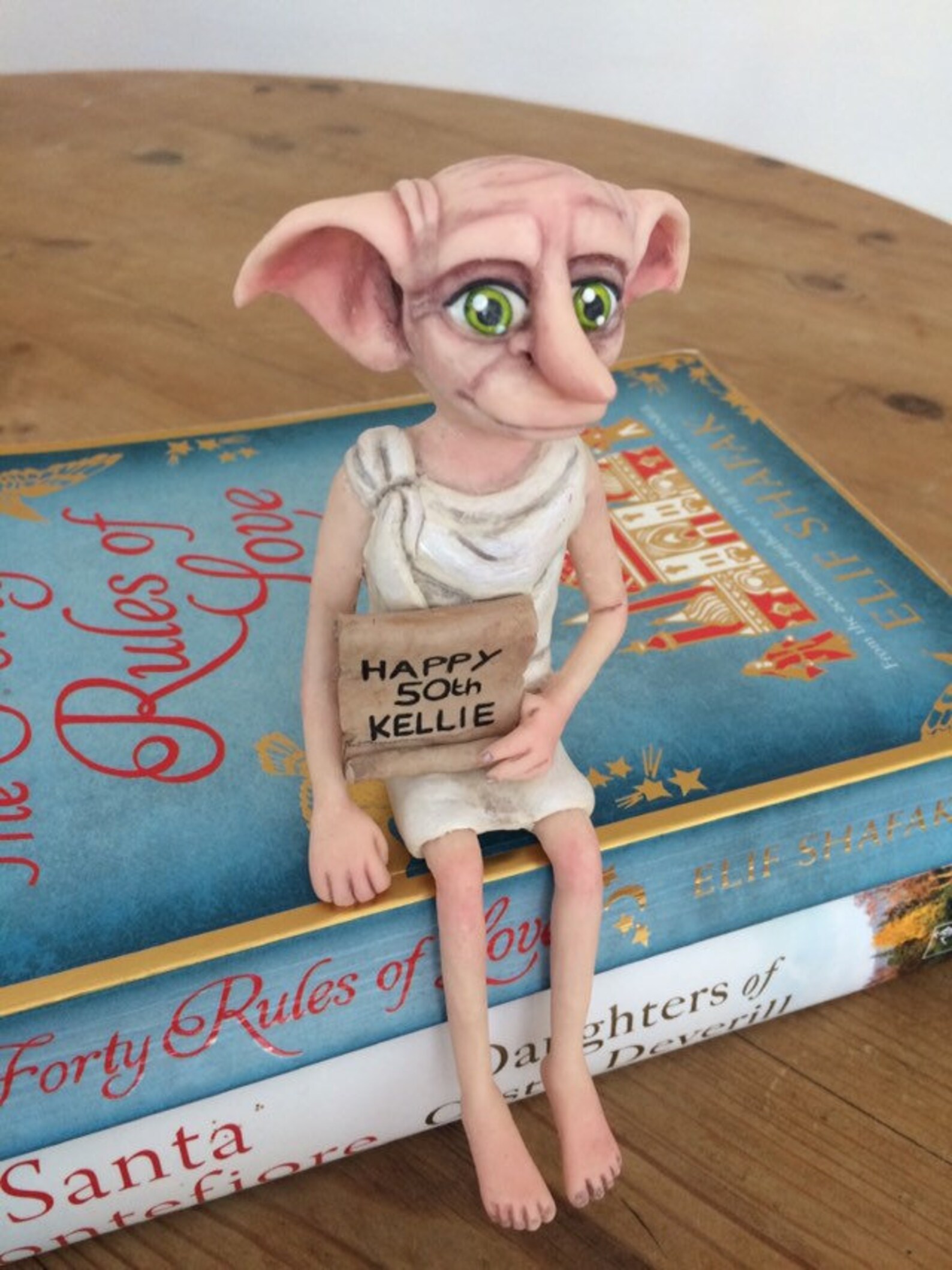 Polymer clay Dobby figure cake topper Etsy