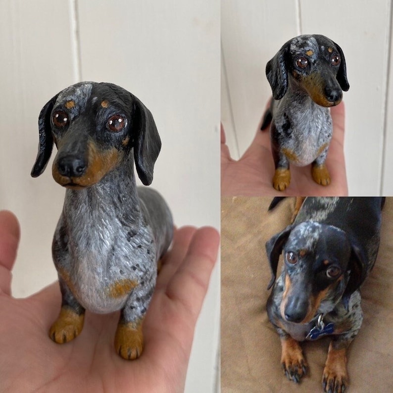 custom made pet dog sculpture pet memorial bild 5