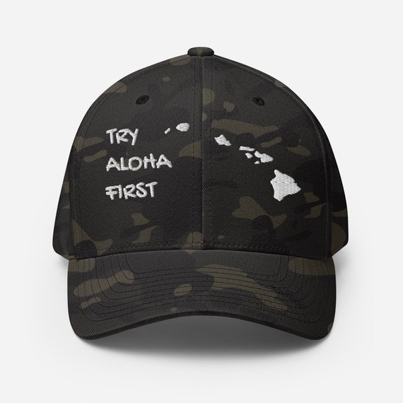 ALOHA FIRST TRY Cap Flexfit - Etsy